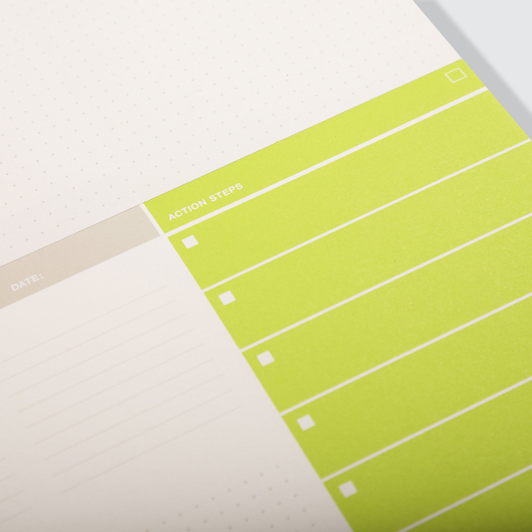 Action Pad Notepad Action Method By Behance